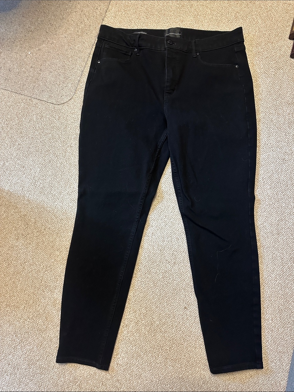 White House Black Market High Rise Sculpt Jeans Black Size 14